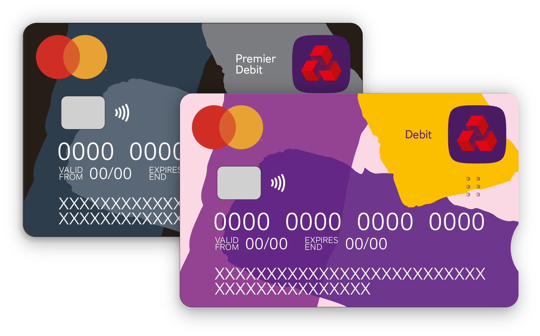 New Commercial Borderless Bank debit cards
